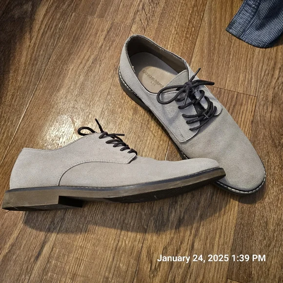 Banana republic mens shoes size 10 greyish, mushroom - Picture 2 of 6